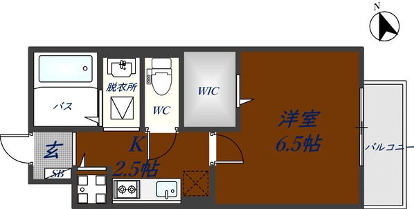 ルピナス　B棟の物件間取画像